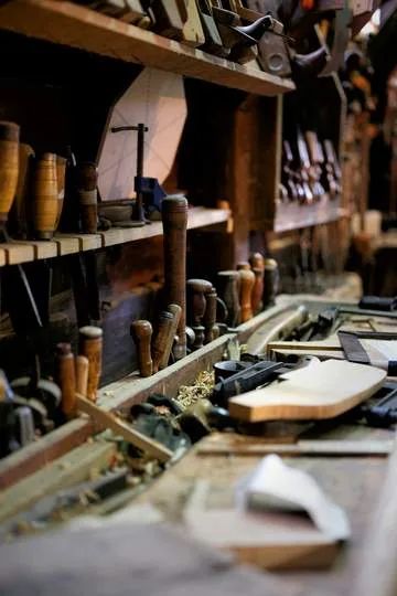 shelf of tools