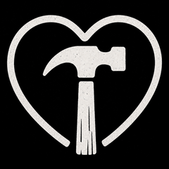 Handy Andy hammer and heart mark